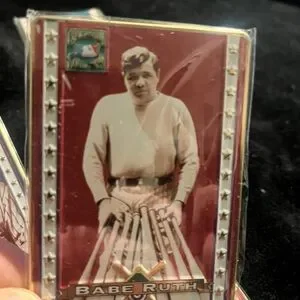 Cooperstown Collection | Toys | Babe Ruth Set Of 5 Metallic Impressions ...